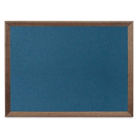 United Visual Products Decor Wood Combo Board, 36"x24", Cherry/Black Porcelain & Cinnabar UV702DEFAB-CHERRY-BLKPORC-CINNABA